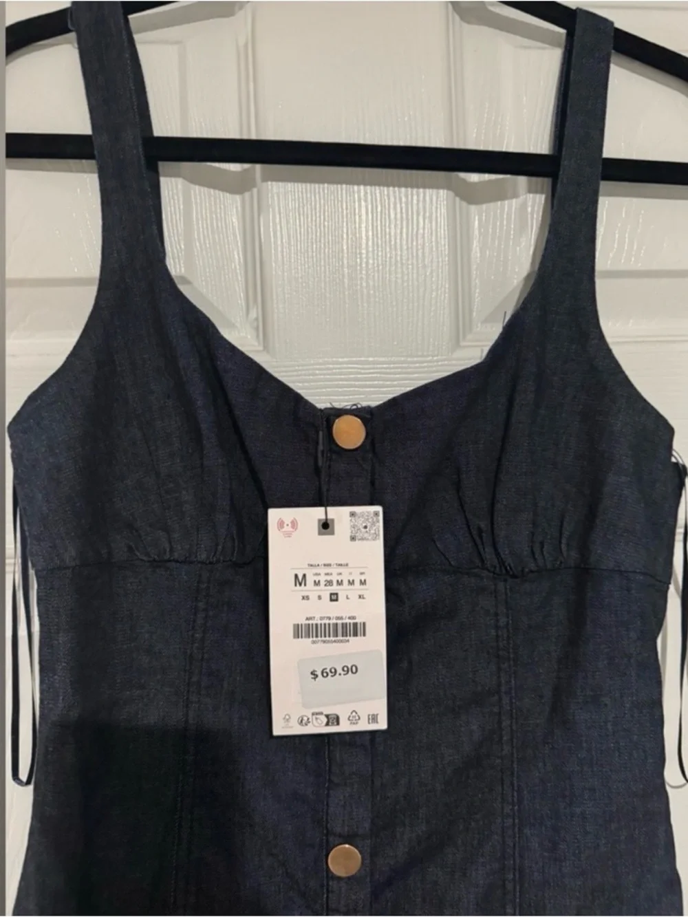 Zara Denim Maxi Dress - Picture 7 of 15